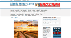 Desktop Screenshot of islamicsunrays.com